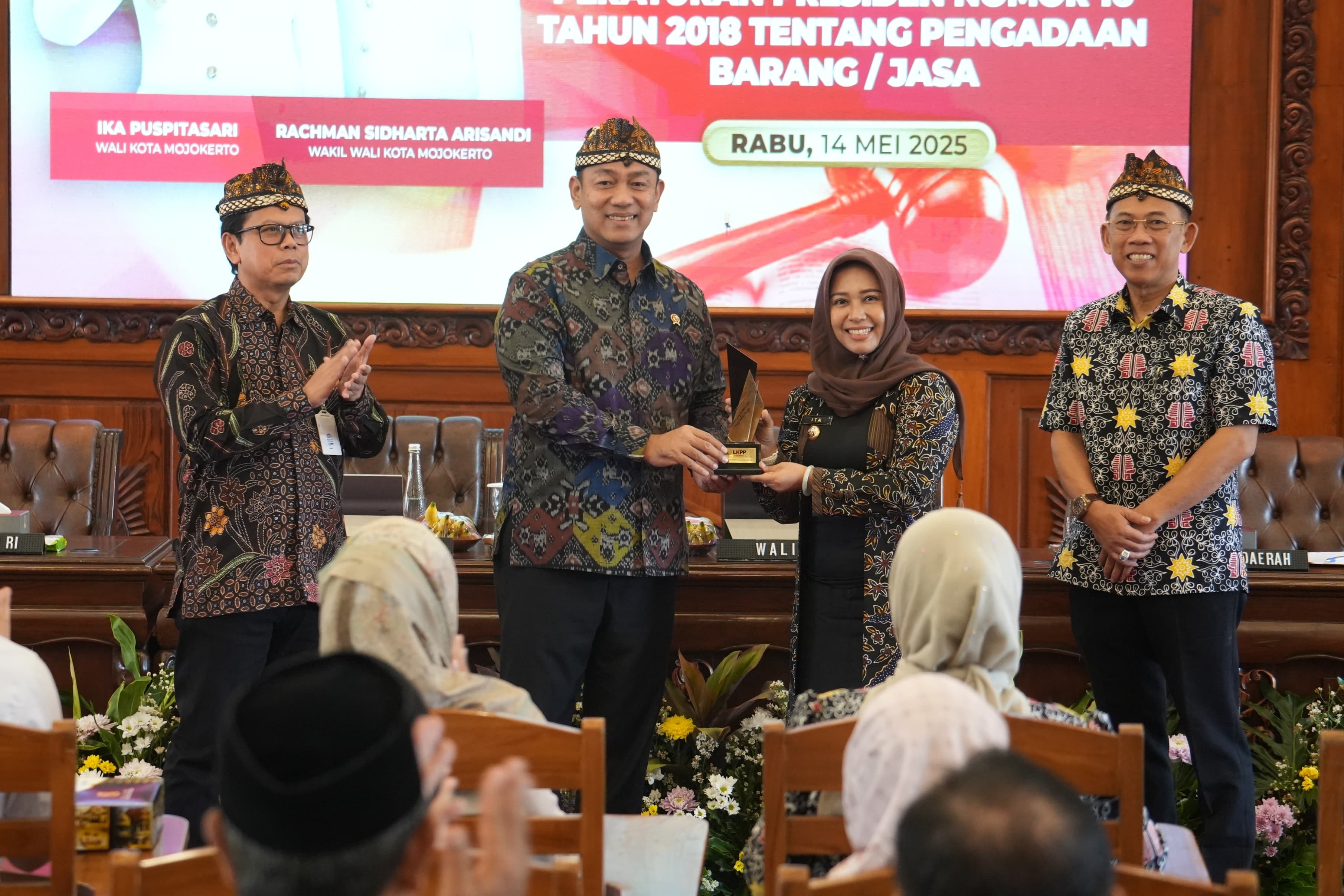 LKPP Apresiasi Kinerja Pengadaan Pemkot Mojokerto, Dorong Jadi Role Model Pengadaan Barang/Jasa